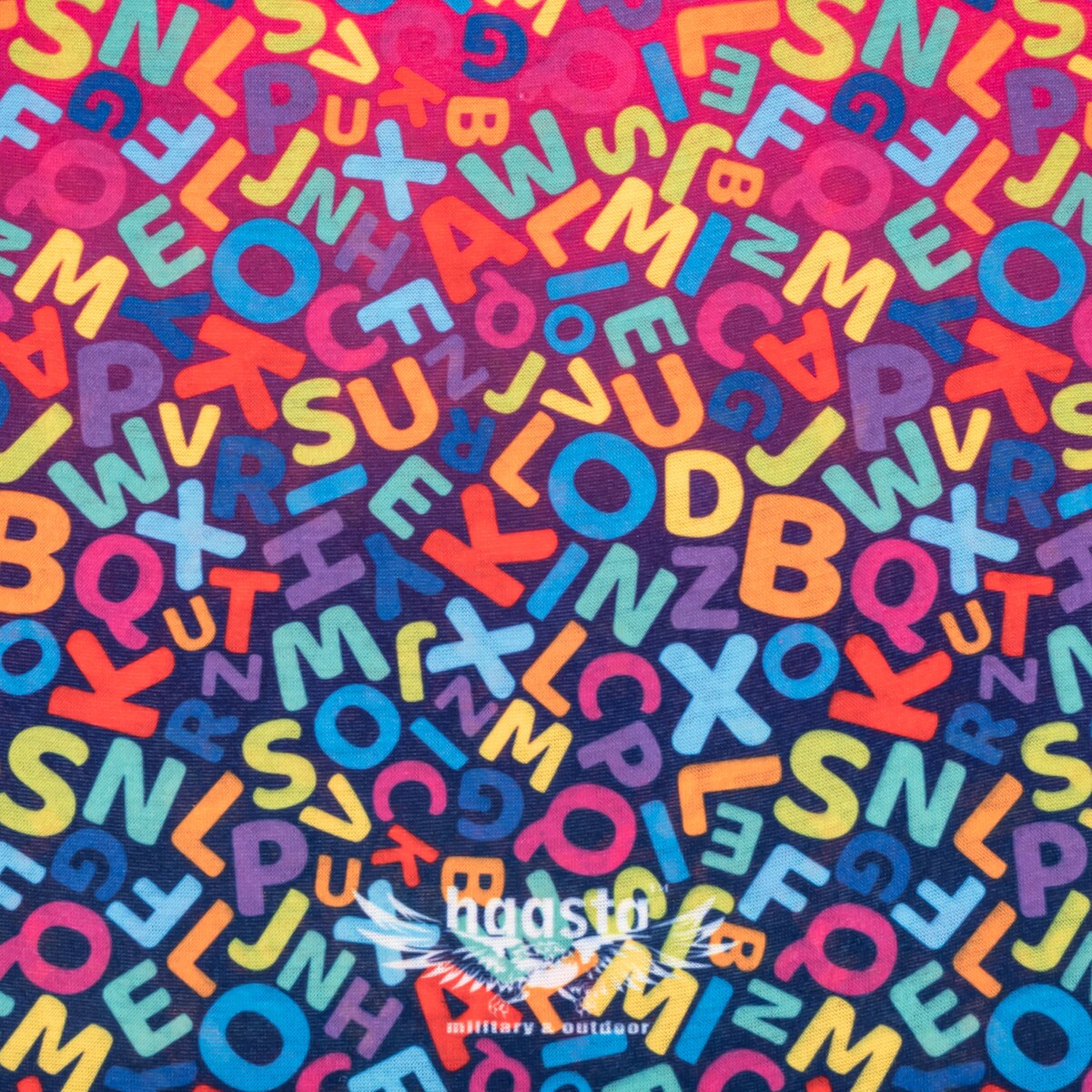 Chusta ochronna Haasta dziecięca alfabet