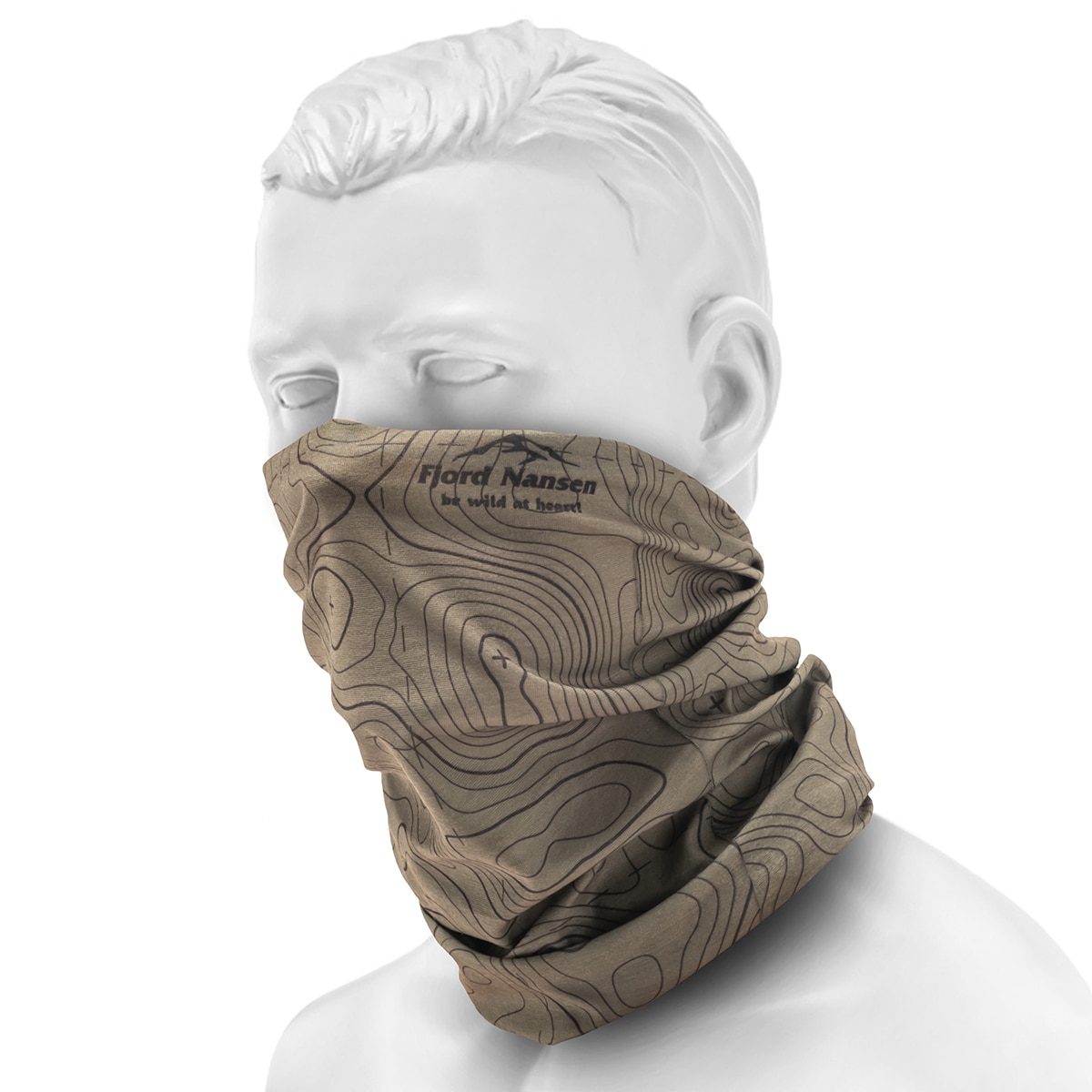 Chusta ochronna Fjord Nansen Headgear 8w1 Olive