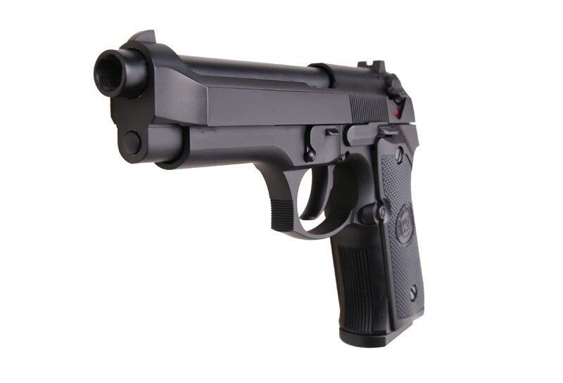 Пістолет GBB WE M92 CO2 - чорний