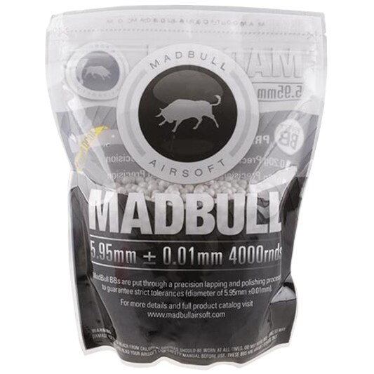 Кулі ASG біорозкладні Madbull Premium Match 0,28 г - 4000 шт.