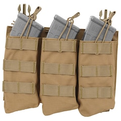 Potrójna ładownica 8Fields Buckle Up Cordura na magazynki typu AK - coyote