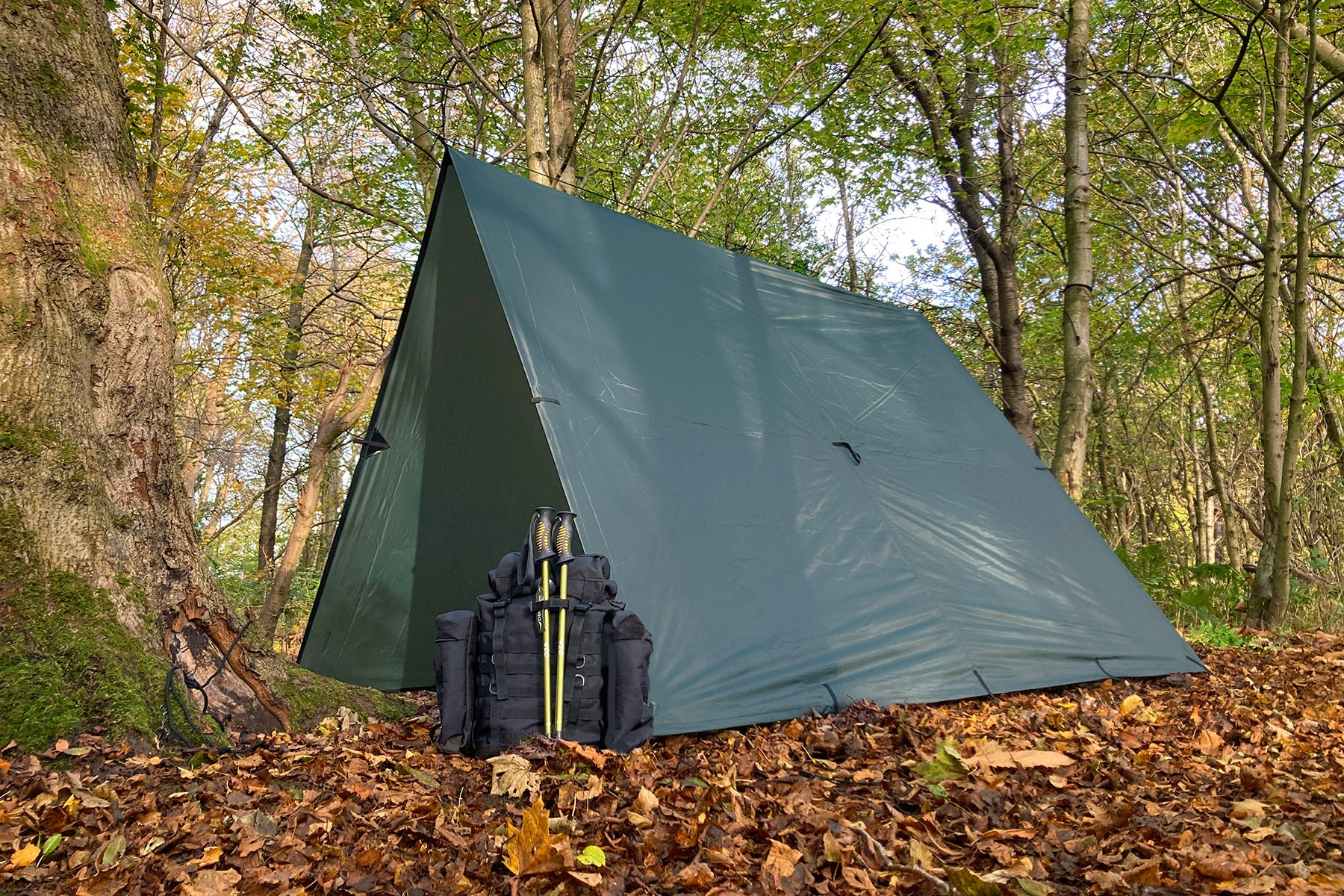 Płachta biwakowa DD Hammocks Tarp XL 4,5x3 - olive