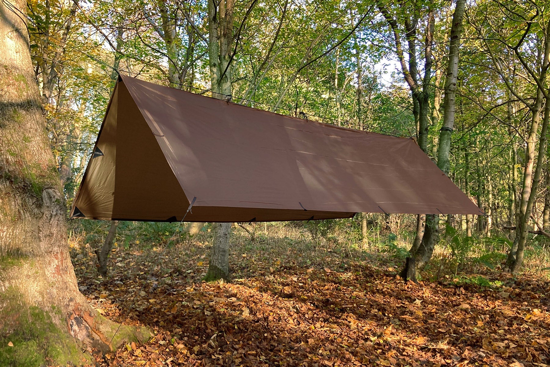 Płachta biwakowa DD Hammocks Tarp XL 4,5x3 - coyote brown