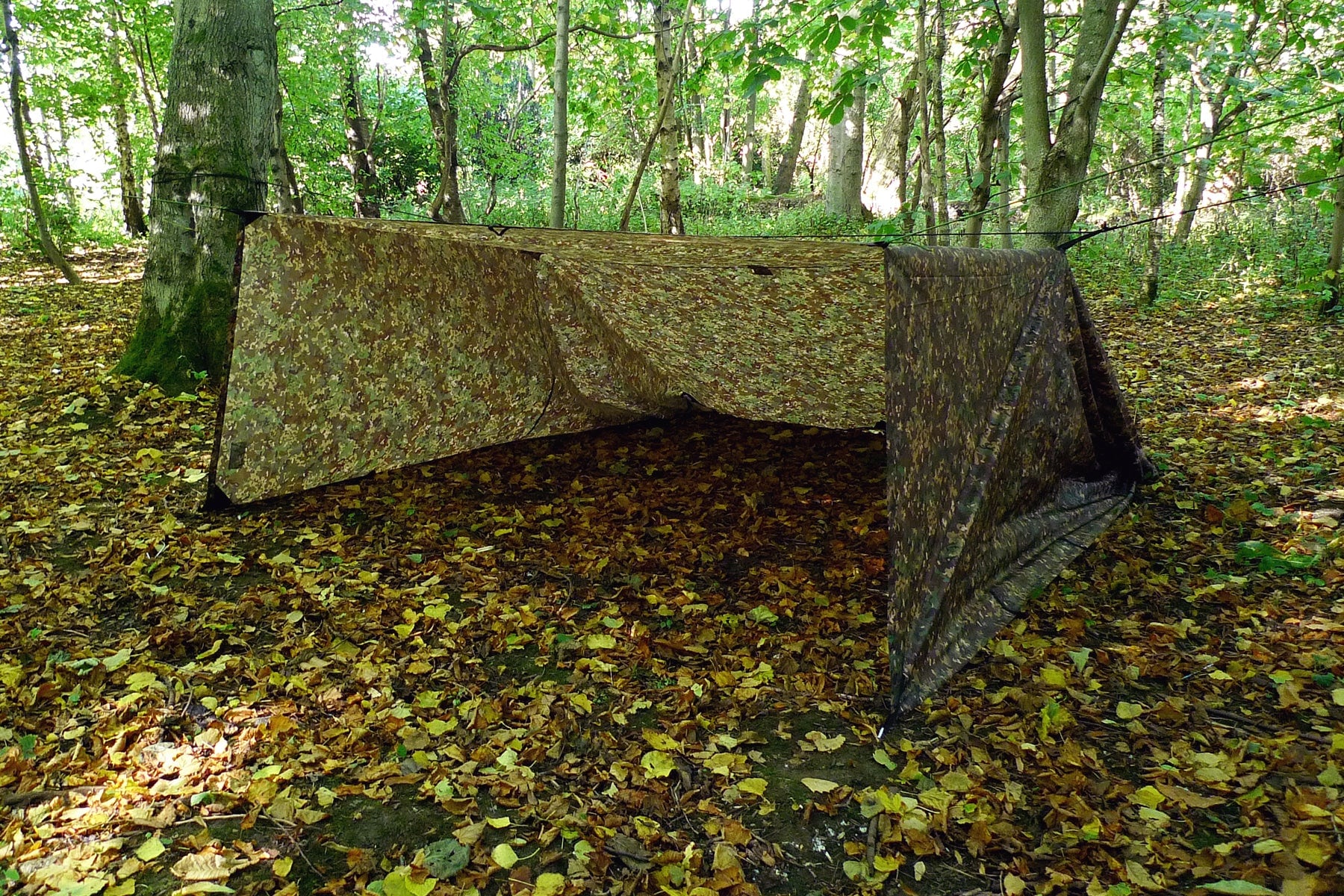 Płachta biwakowa DD Hammocks Tarp XL 4,5x3 - woodland