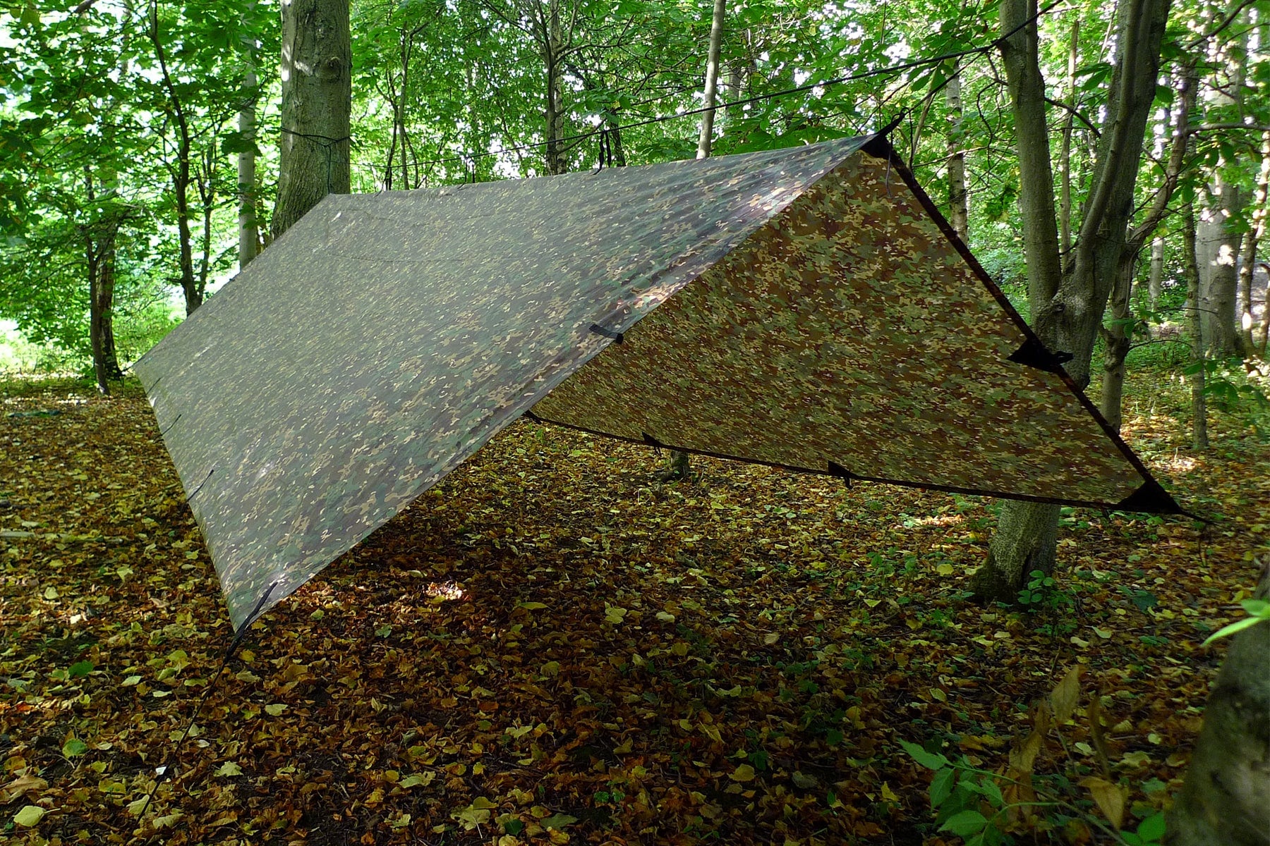 Płachta biwakowa DD Hammocks Tarp XL 4,5x3 - woodland