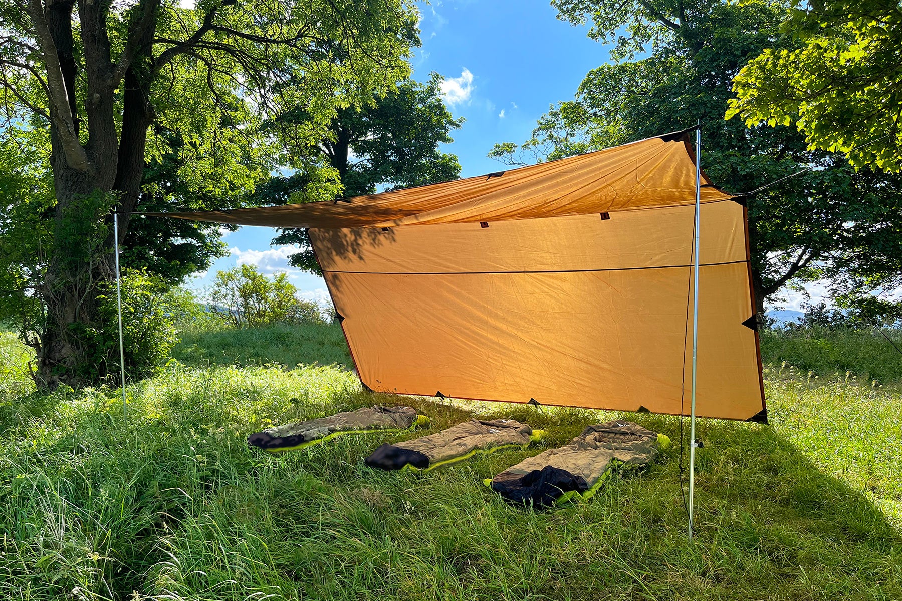 Płachta biwakowa DD Hammocks Tarp 4x4 - coyote brown
