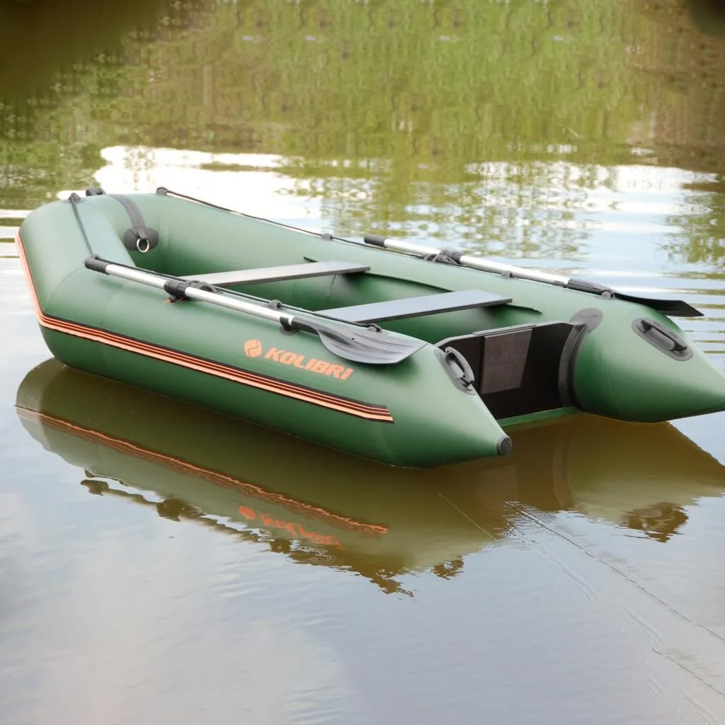 Ponton Kolibri KM-330 z rolowaną podłogą - Green