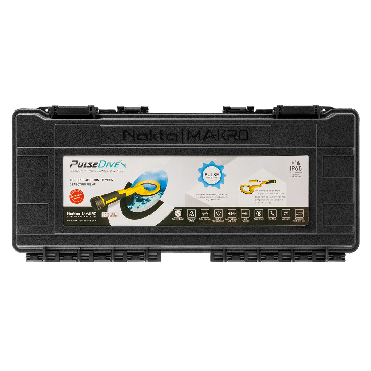 Ręczny wykrywacz metali Nokta Pulsedive Scuba & Pointer - żółty