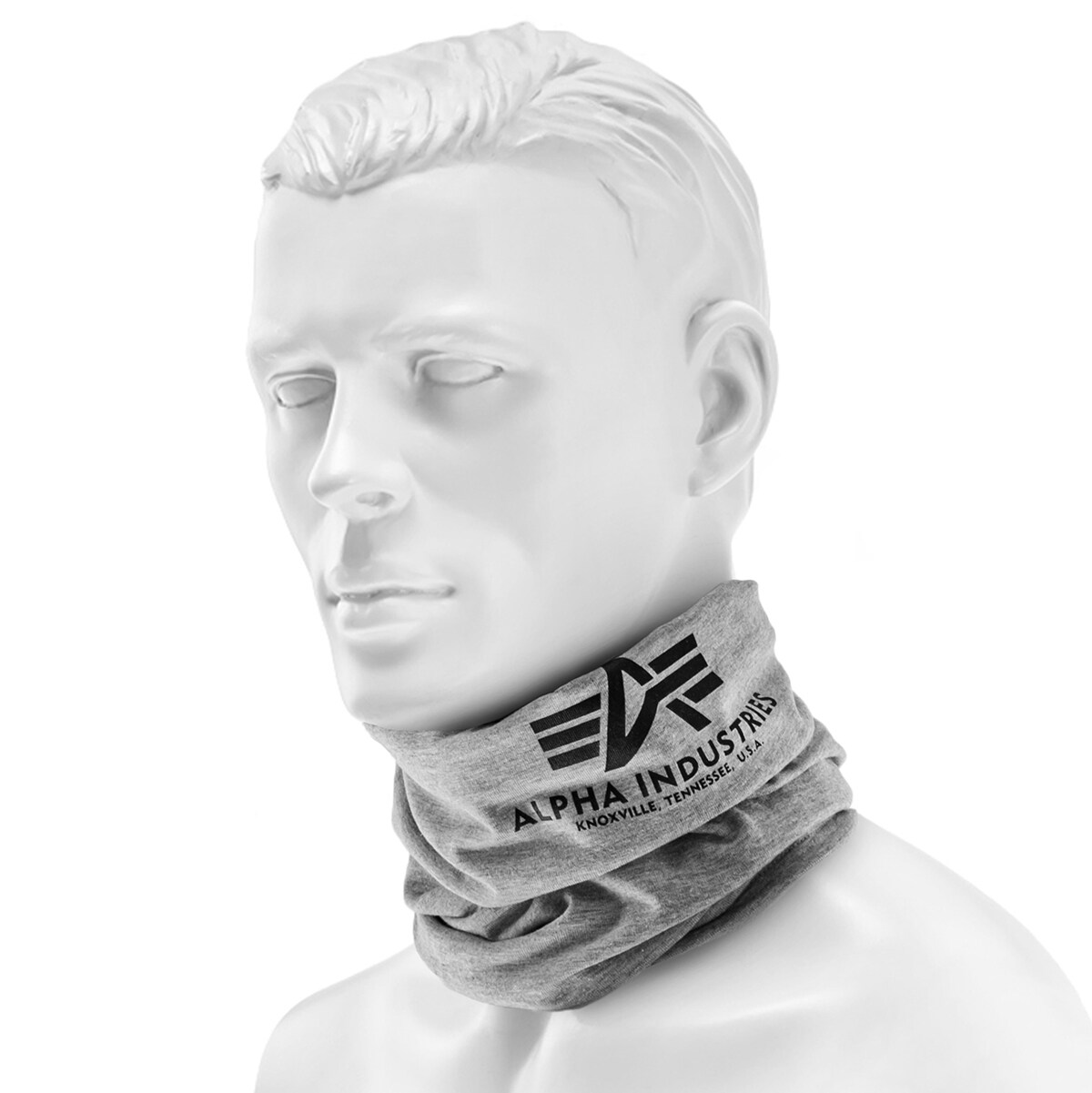 Chusta wielofunkcyjna Alpha Industries Basic Logo Grey