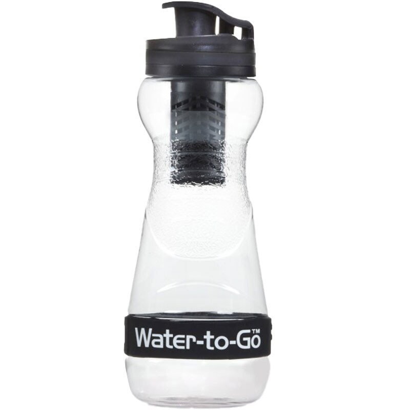 Butelka z filtrem Water-to-Go 500 ml GO! - Czarna