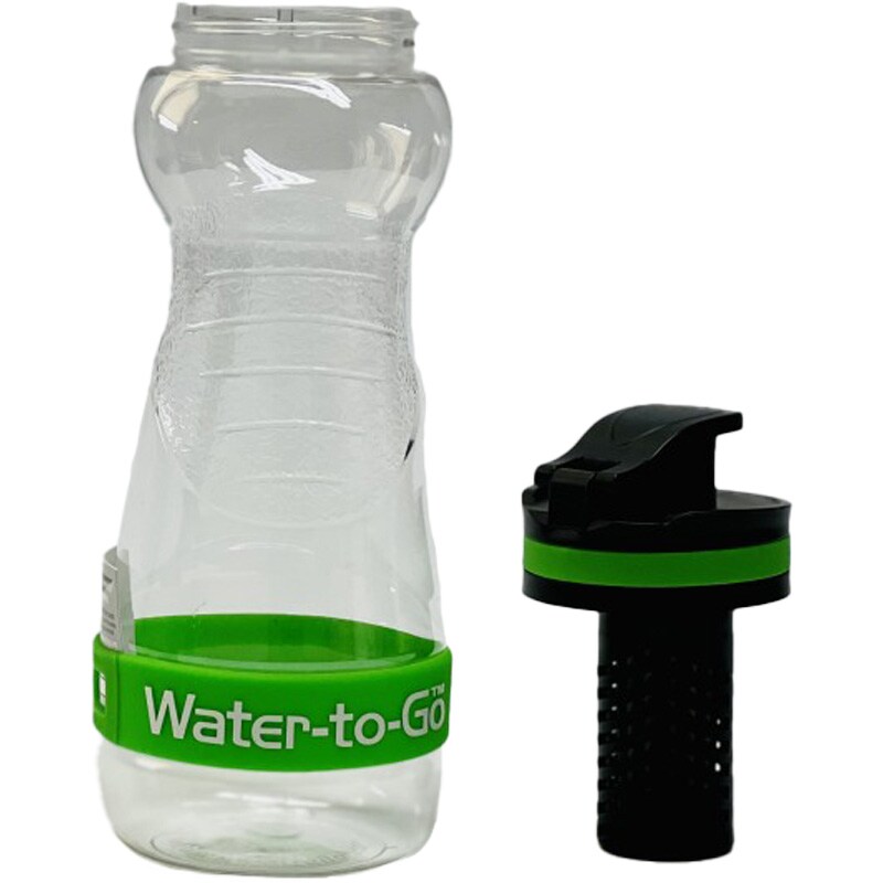 Butelka z filtrem Water-to-Go 500 ml GO! - Zielona