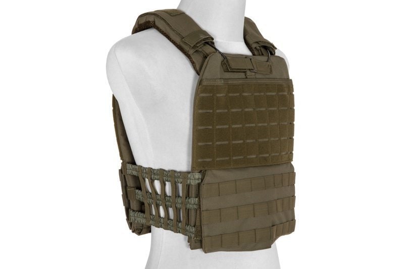 Плитоноска типу plate carrier molle/laser-cut - Olive