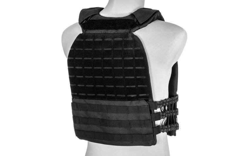 Kamizelka taktyczna GFC tactical typu plate carrier molle/laser-cut - Black