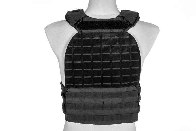 Kamizelka taktyczna GFC tactical typu plate carrier molle/laser-cut - Black