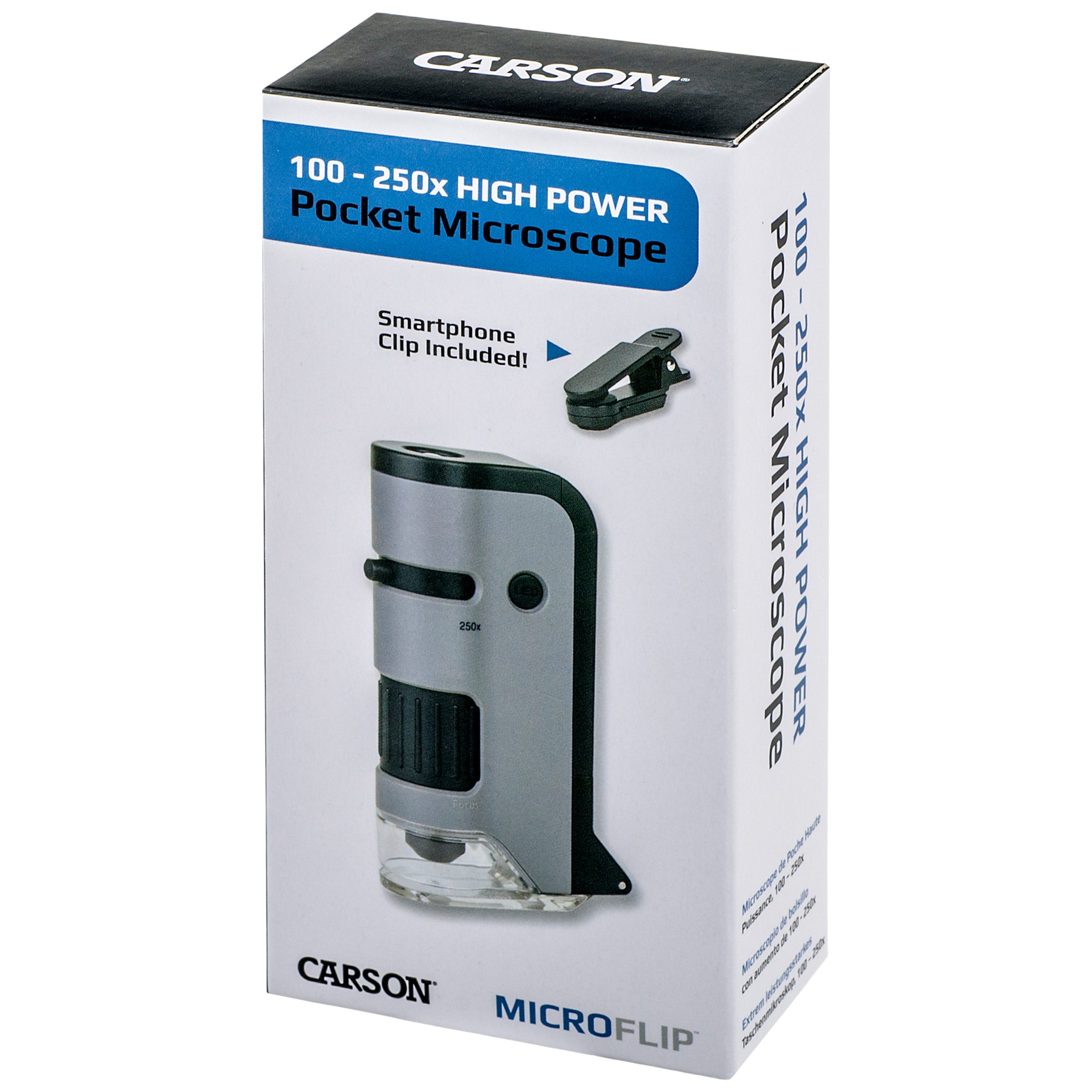 Mikroskop Carson Microflip LED 100-250x