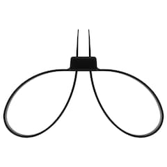 Kajdanki jednorazowe plastikowe Mil-Tec - Black