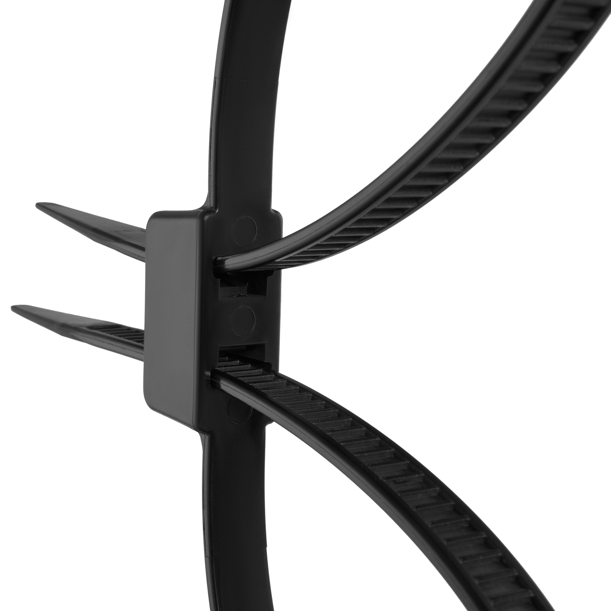 Kajdanki jednorazowe plastikowe Mil-Tec - Black