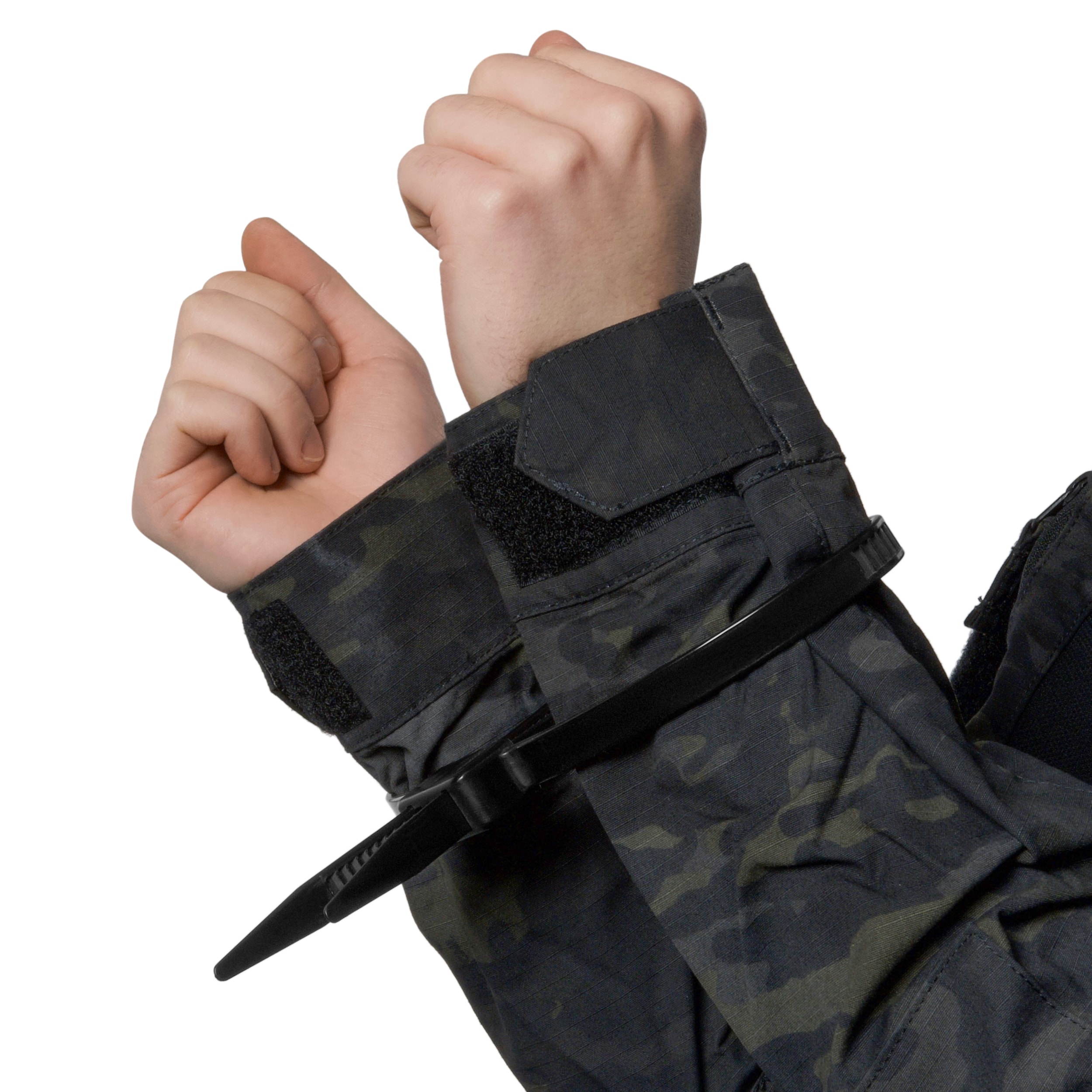 Kajdanki jednorazowe plastikowe Mil-Tec - Black