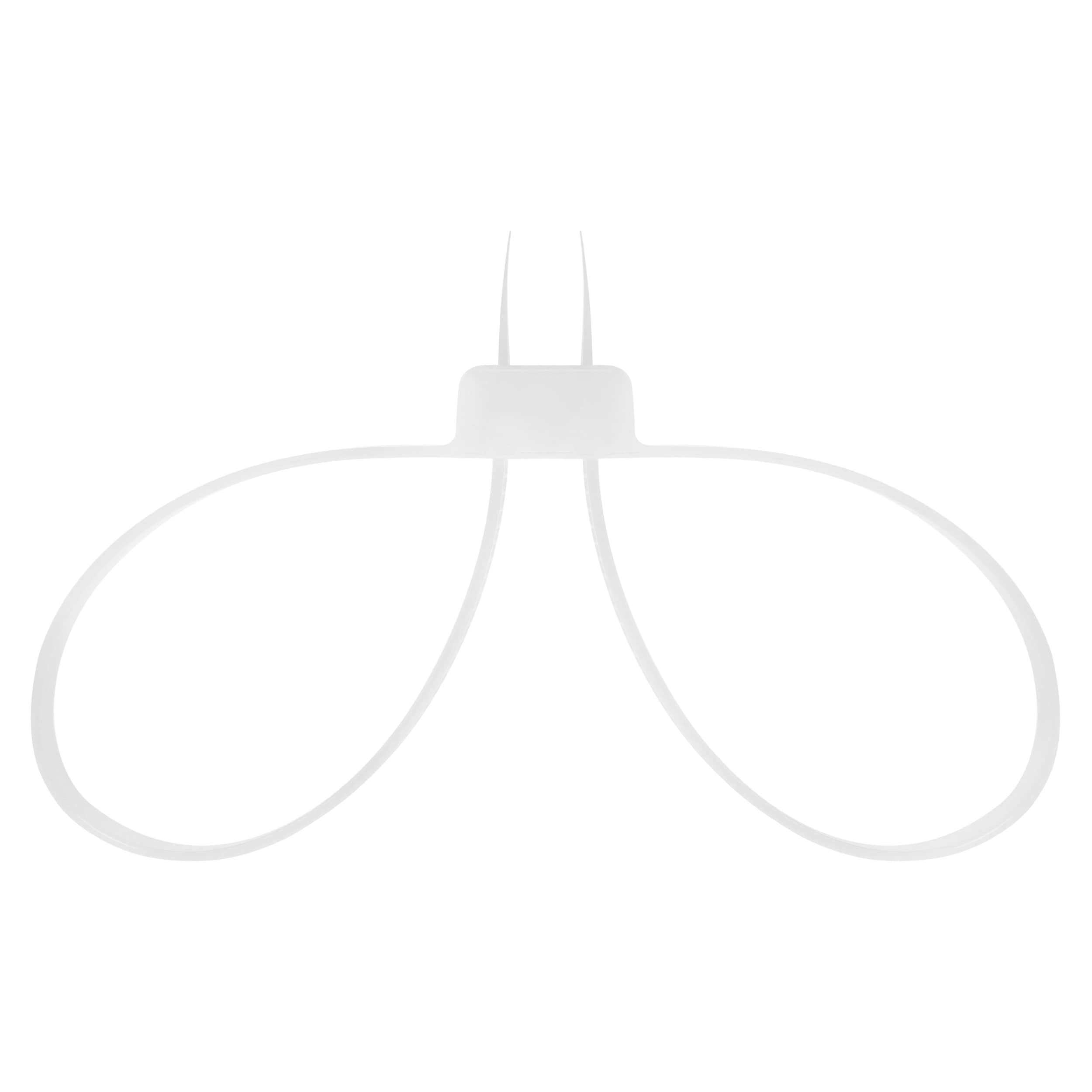 Kajdanki jednorazowe plastikowe Mil-Tec - White