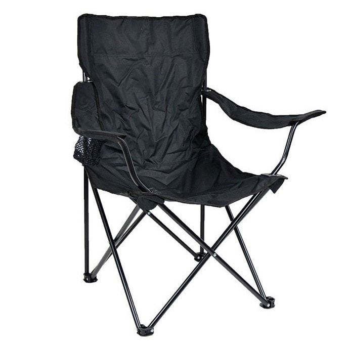 Складане туристичне крісло Mil-Tec Relax - Black