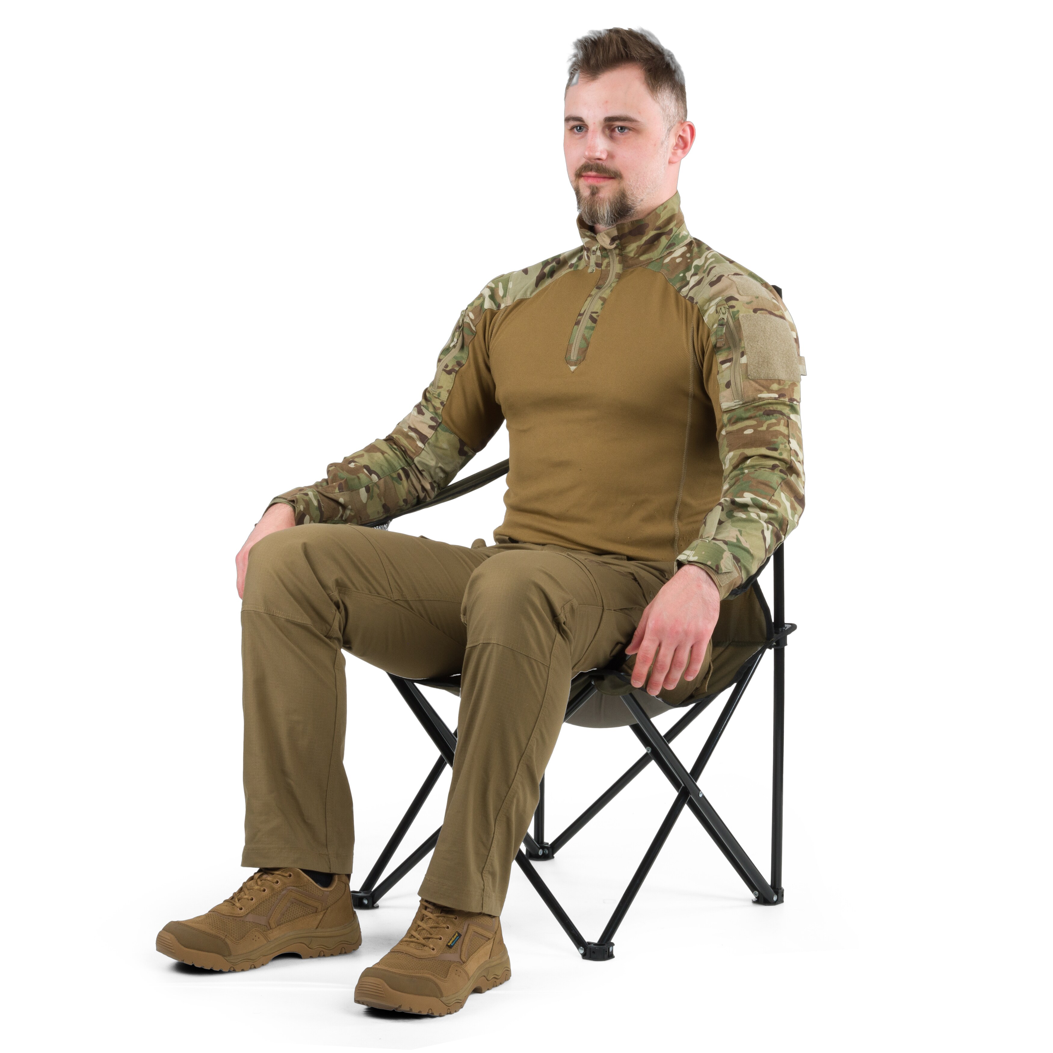 Krzesło składane turystyczne Mil-Tec Relax - Olive