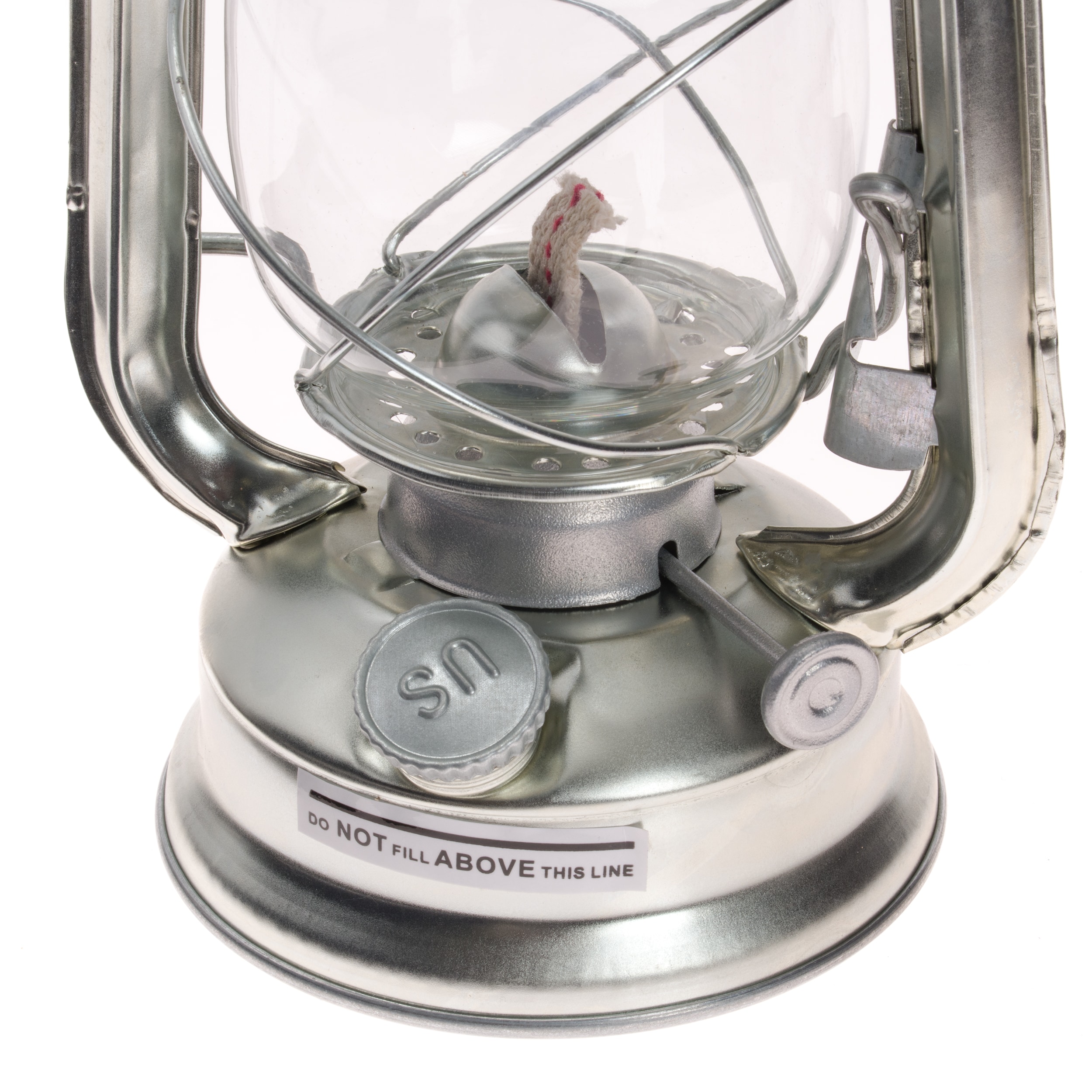Lampa naftowa Mil-Tec 23 cm - Silver