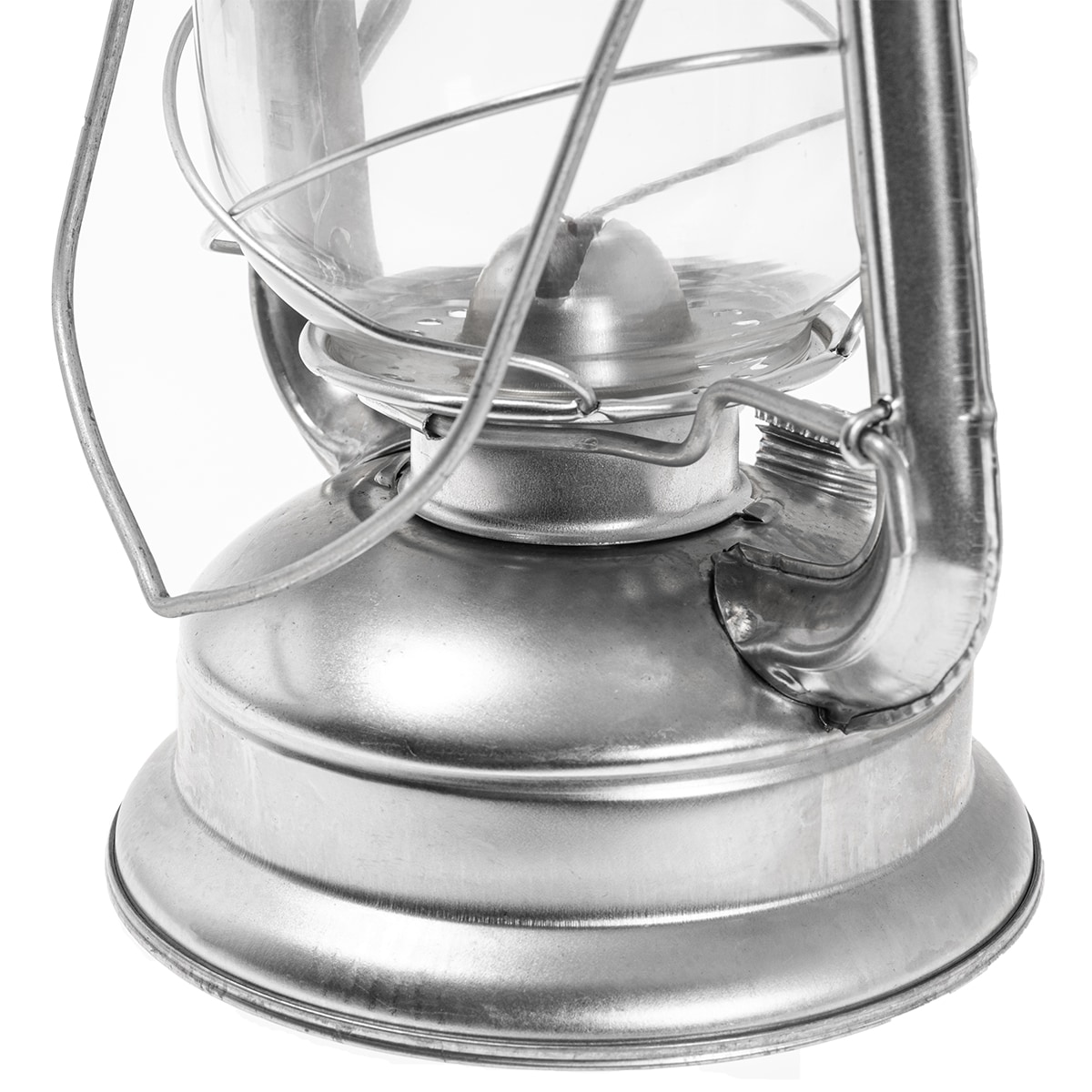 Lampa naftowa Mil-Tec 28 cm - silver