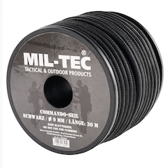 Linka Mil-Tec Commando 30 m x 9 mm - black