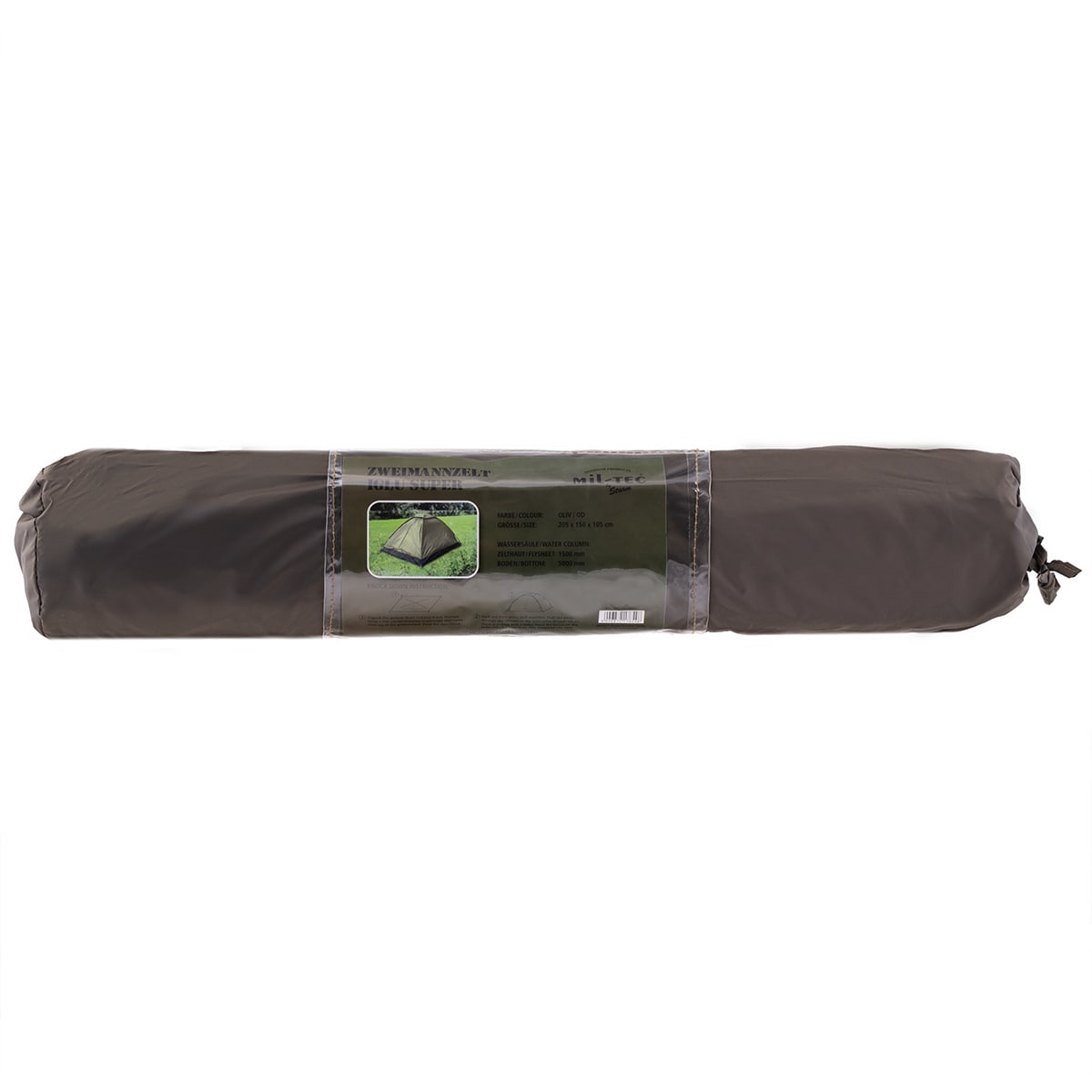 Namiot 2-osobowy Mil-Tec Iglu Super - Olive