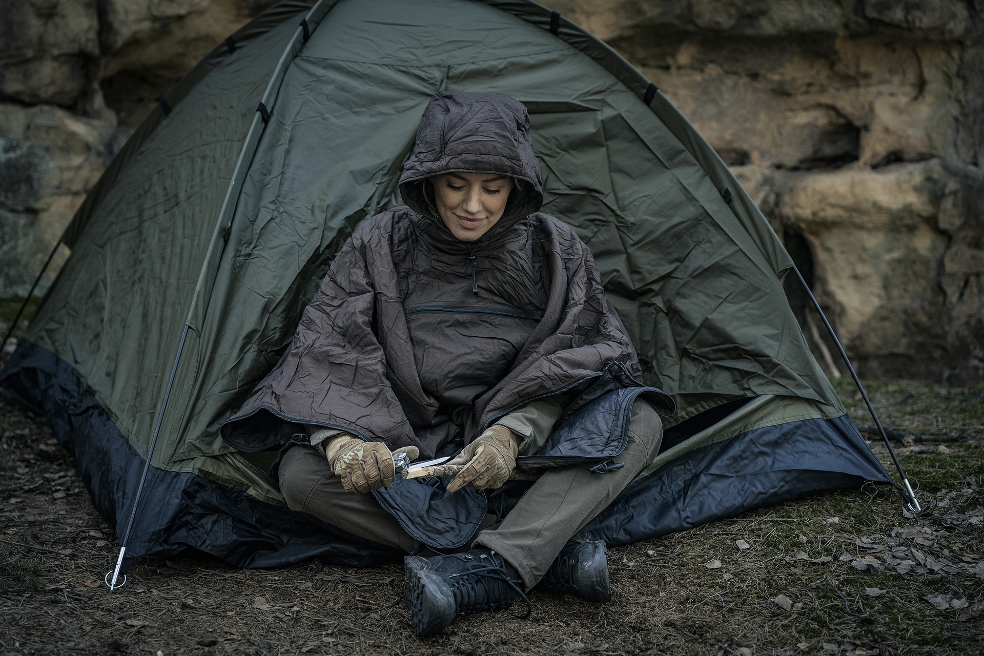 Namiot 2-osobowy Mil-Tec Iglu Super - Olive