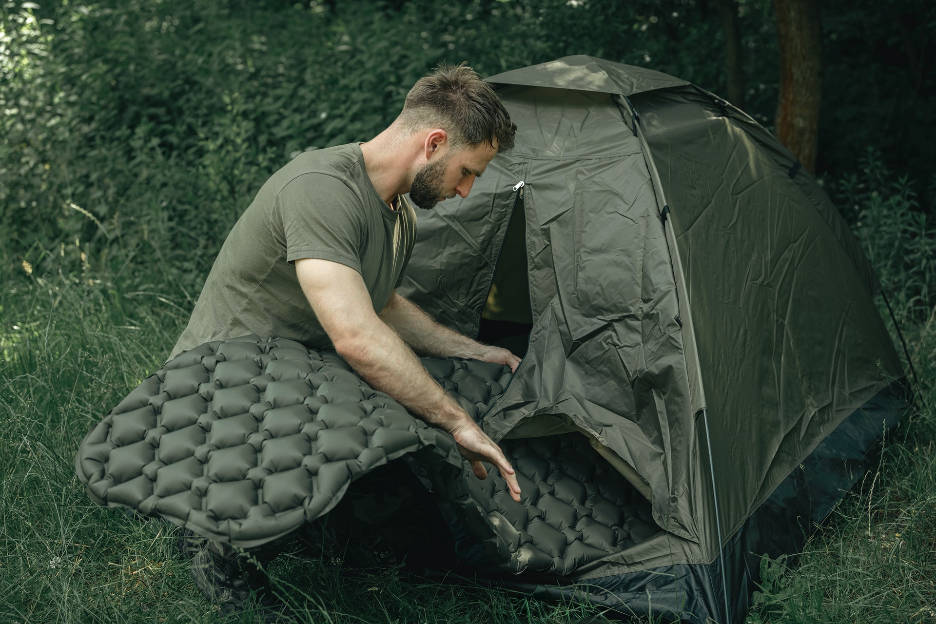 Namiot 2-osobowy Mil-Tec Iglu Super - Olive