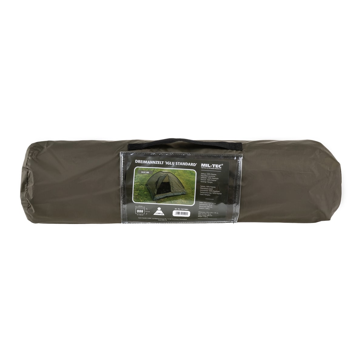 Namiot 3-osobowy Mil-Tec Iglu Standard - Olive