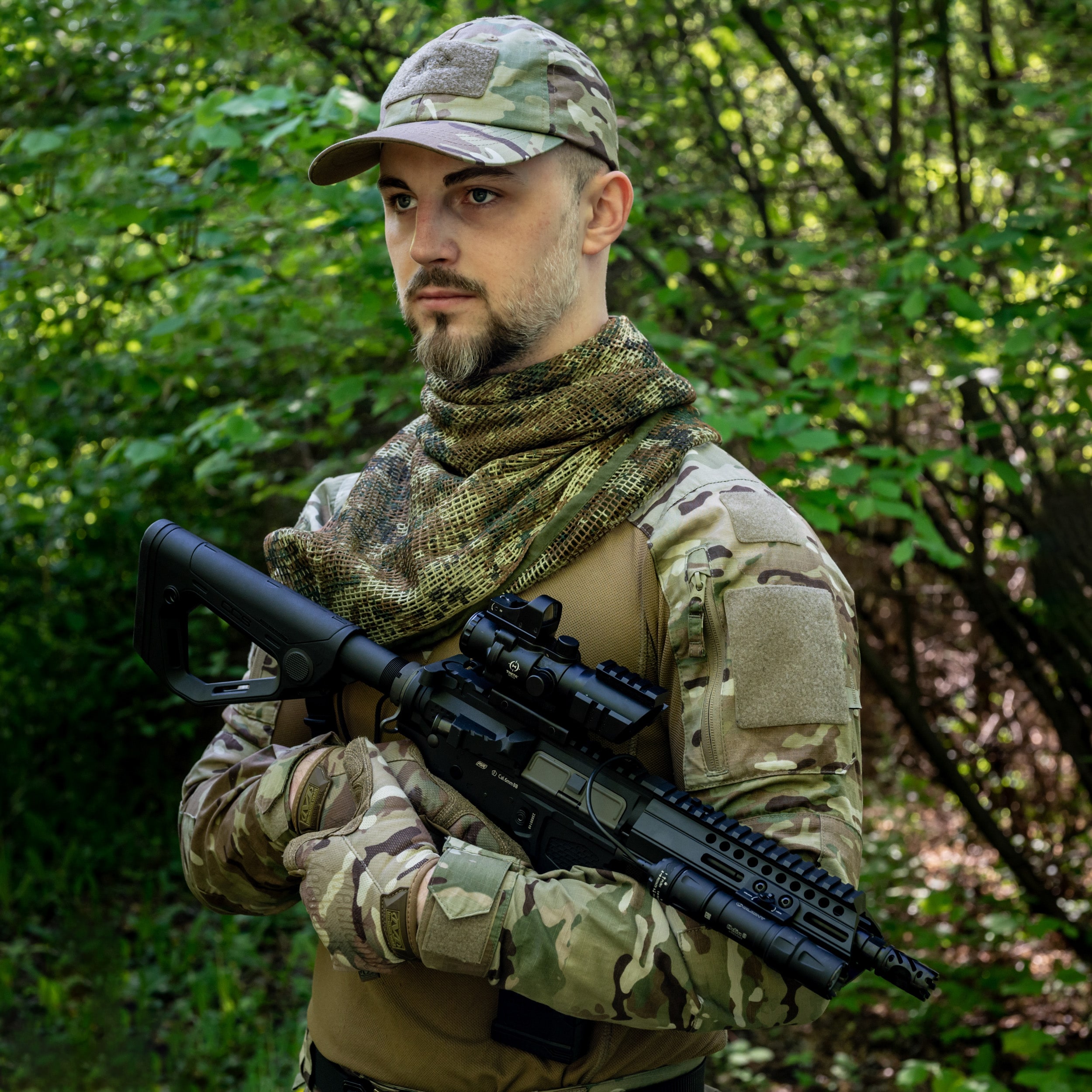 Osobista siatka maskująca Mil-Tec - Flecktarn
