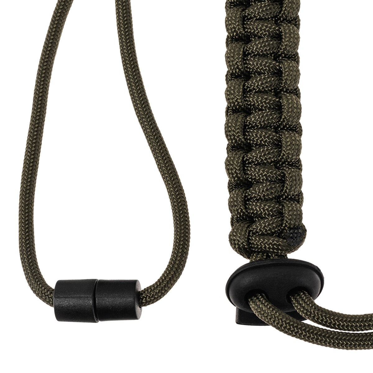 Smycz Mil-Tec z paracordu - olive