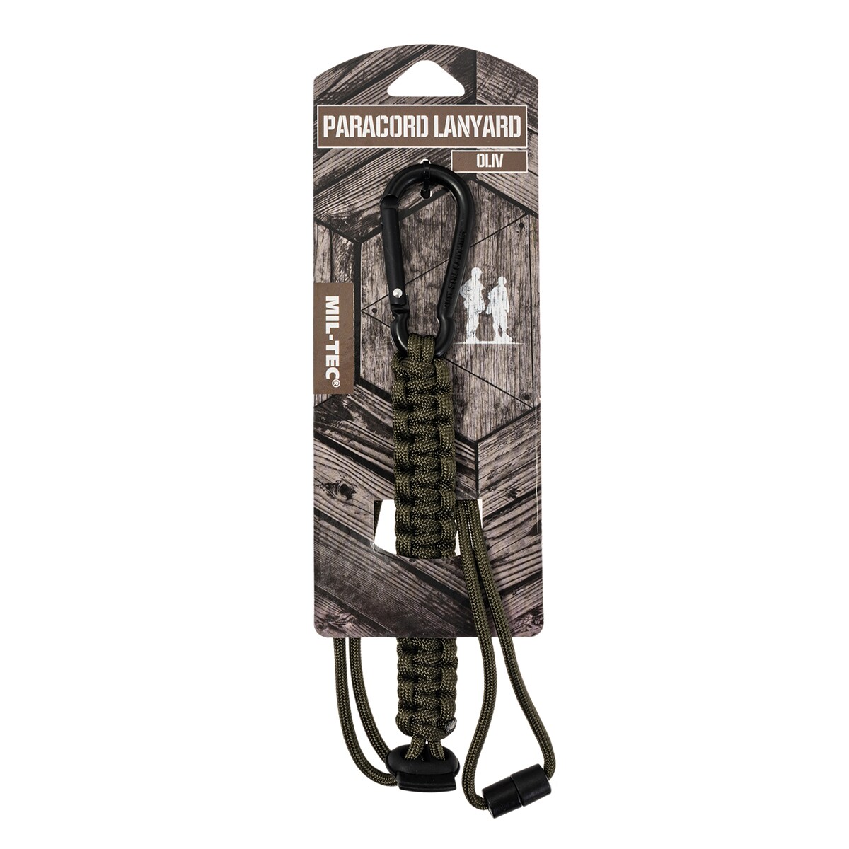 Smycz Mil-Tec z paracordu - olive