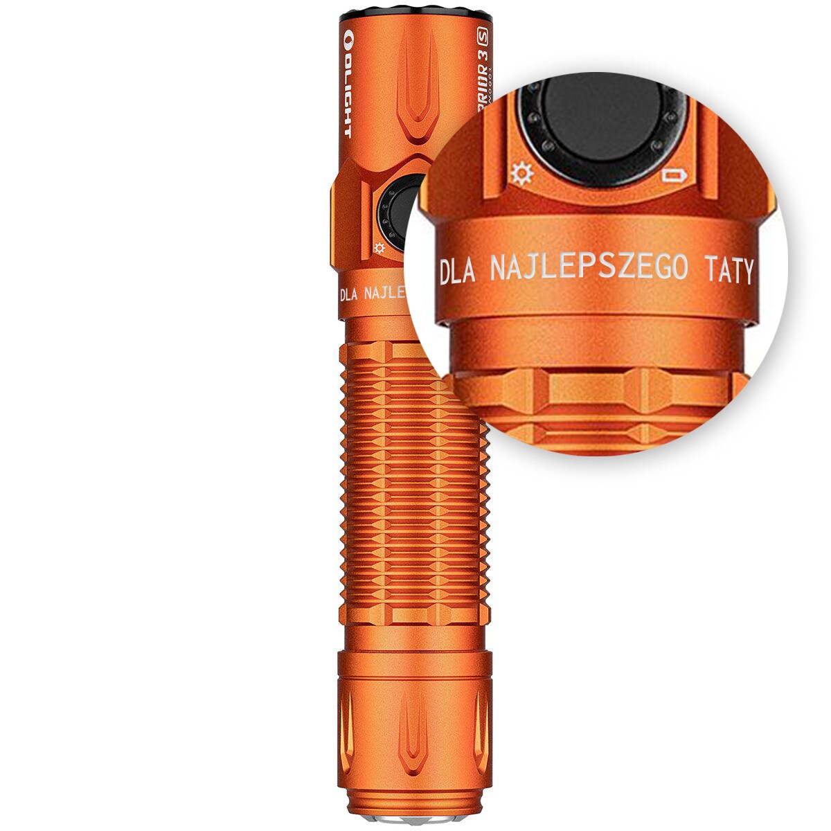 Ліхтар Olight Warrior 3S Limited Edition Orange - 2300 люмен