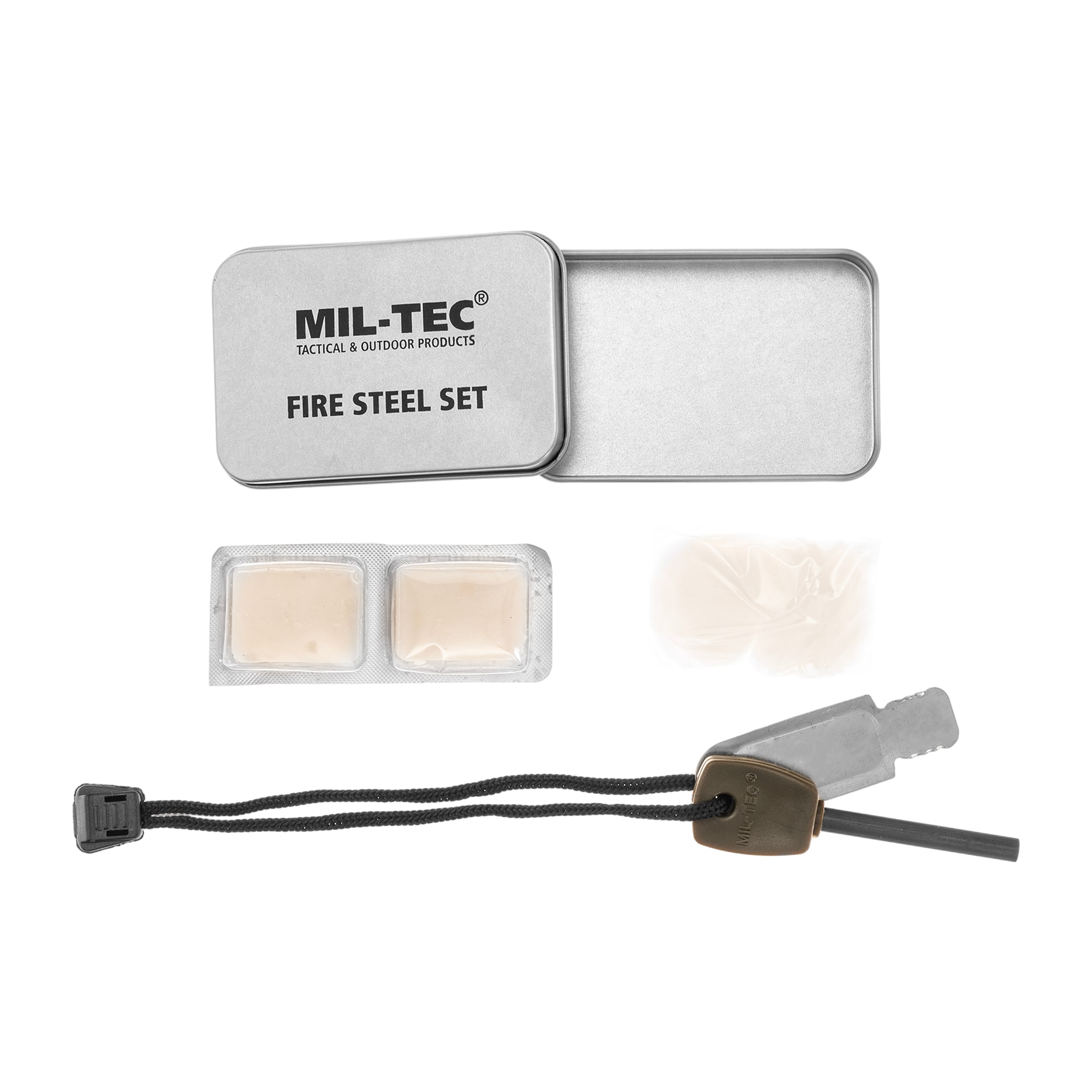 Zestaw survivalowy do rozpalania ognia Mil-Tec - Fire Steel Set