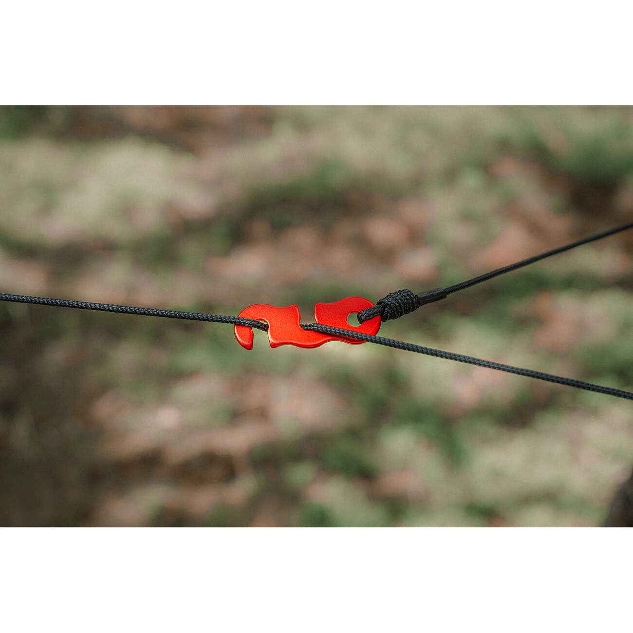 Zawieszenie płachty biwakowej Tigerwood Black Silk