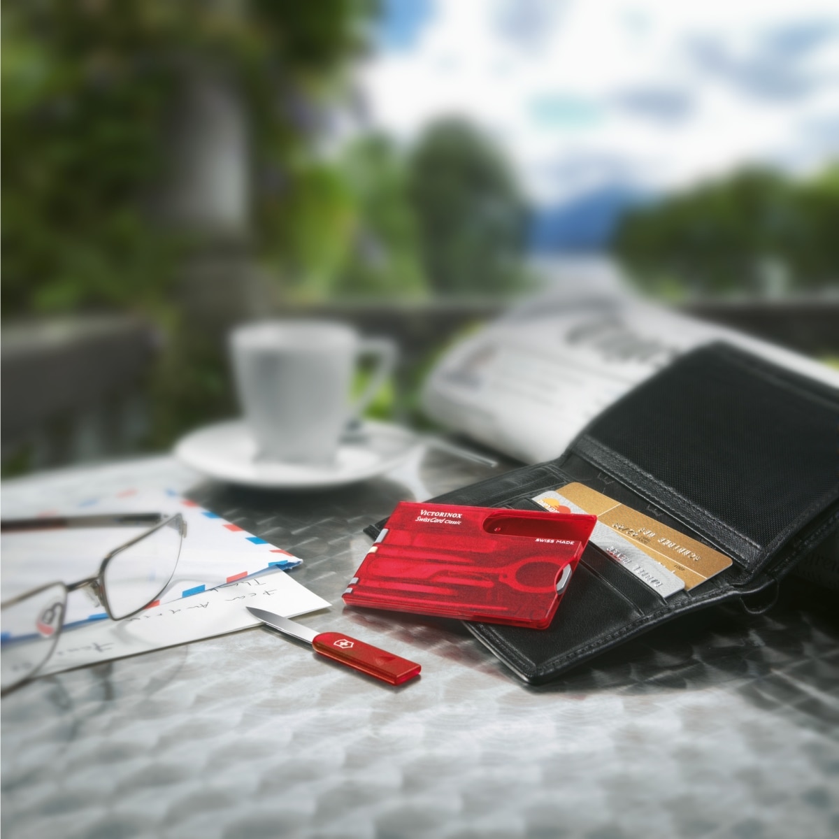 Zestaw Victorinox SwissCard - Red