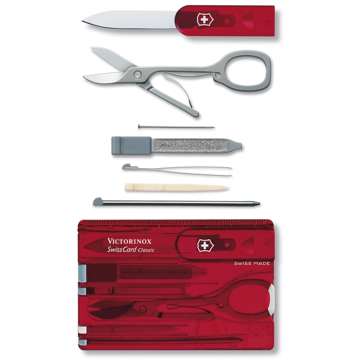 Zestaw Victorinox SwissCard - Red