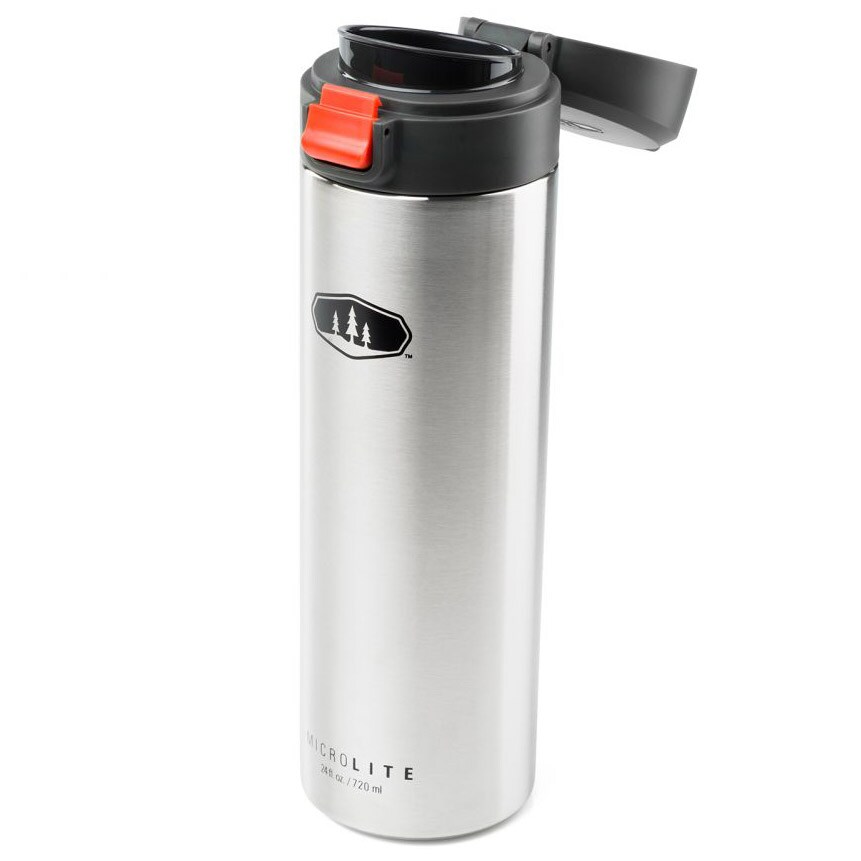Termos GSI Outdoors Glacier Stainless MicroLite 0,72 l - srebrny