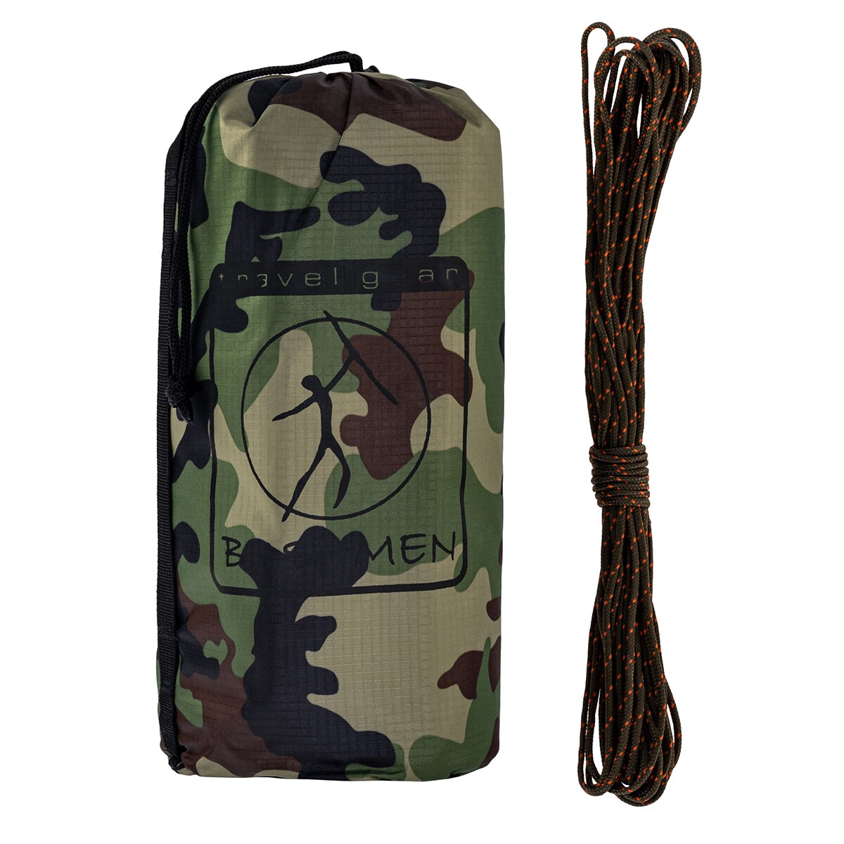 Płachta biwakowa Bushmen Thermo Tarp z termoizolacją 3X3 Camo