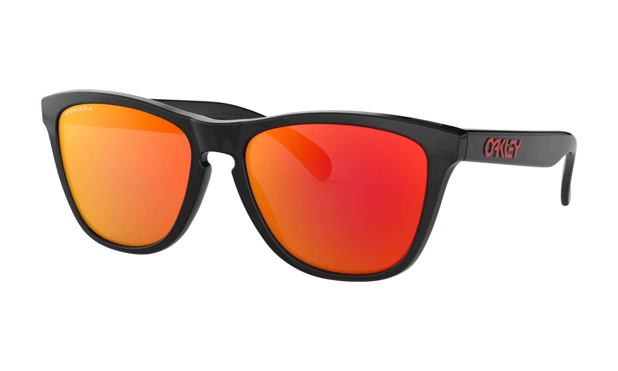 Okulary przeciwsłoneczne Oakley Frogskins Matte Grey Smoke Prizm Ruby Polarized