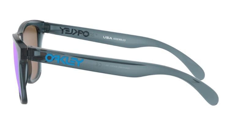 Okulary przeciwsłoneczne Oakley Frogskins Crystal Black Prizm Sapphire Polarized
