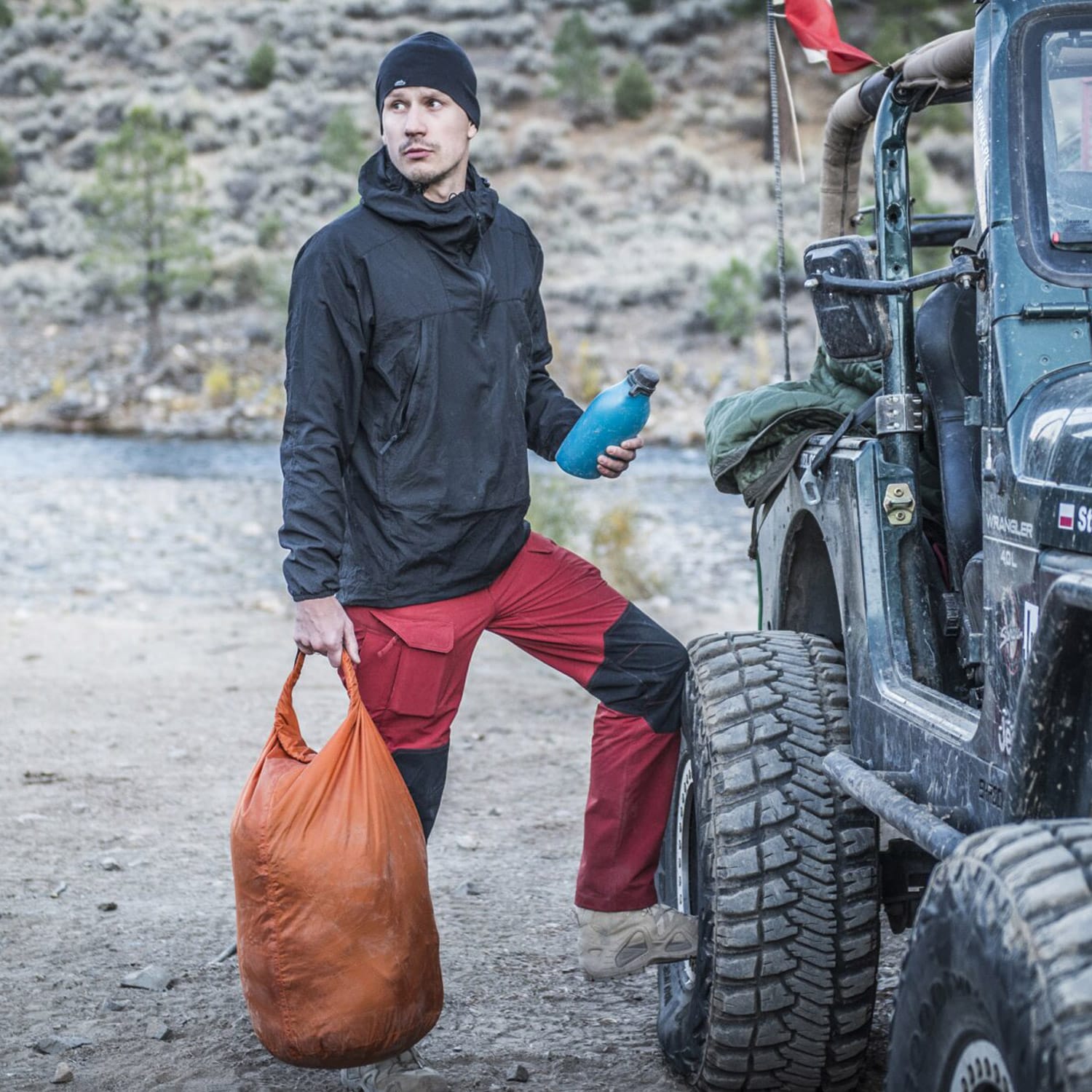 Worek wodoodporny Helikon-Tex Arid Dry Sack 50l - Orange/Black