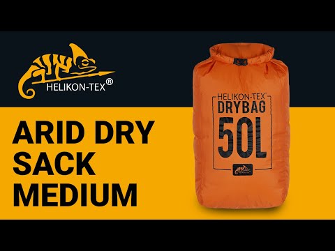 Worek wodoodporny Helikon Arid Dry Sack 50l - Orange/Black