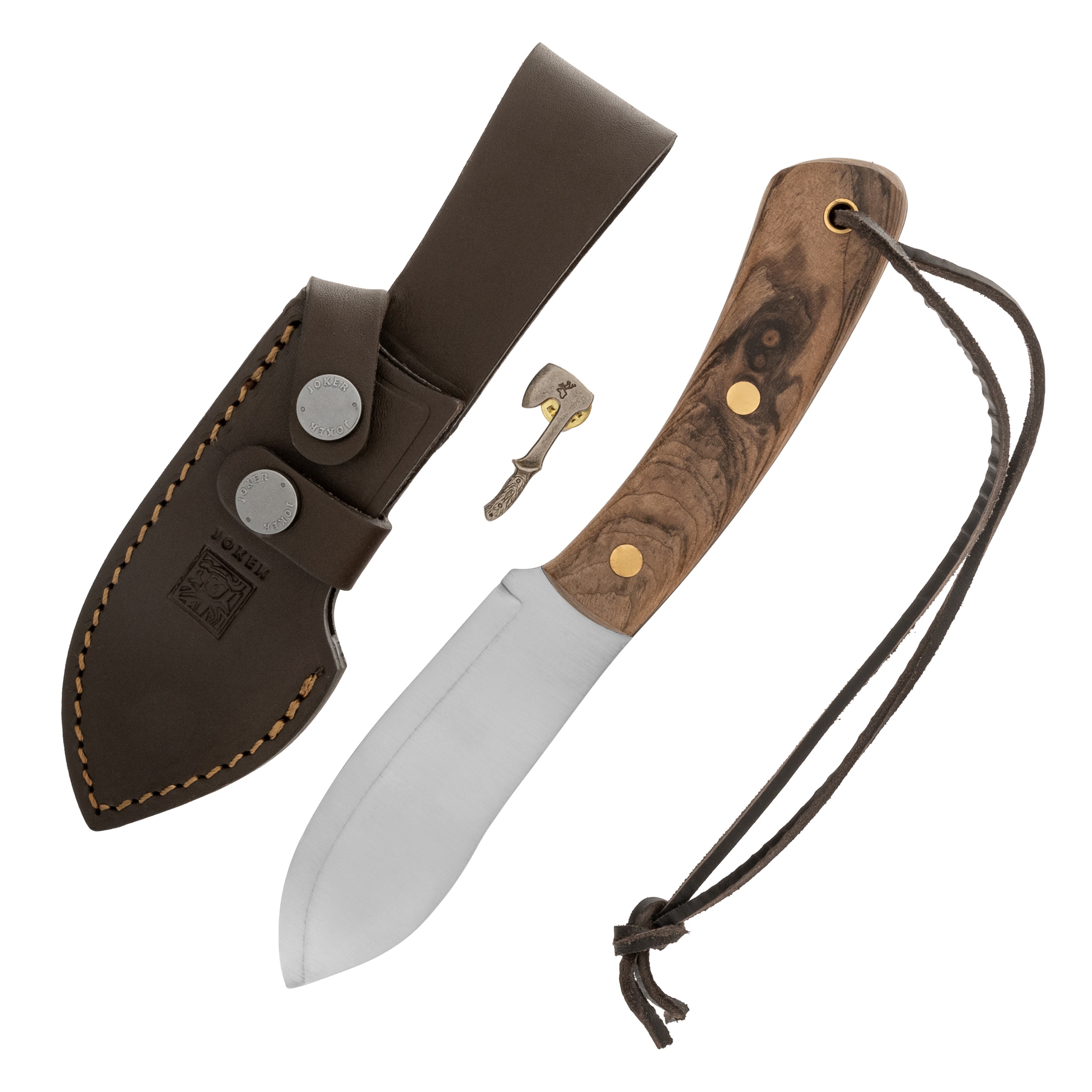 Joker Nessmuk Walnut Fixed Blade Knife
