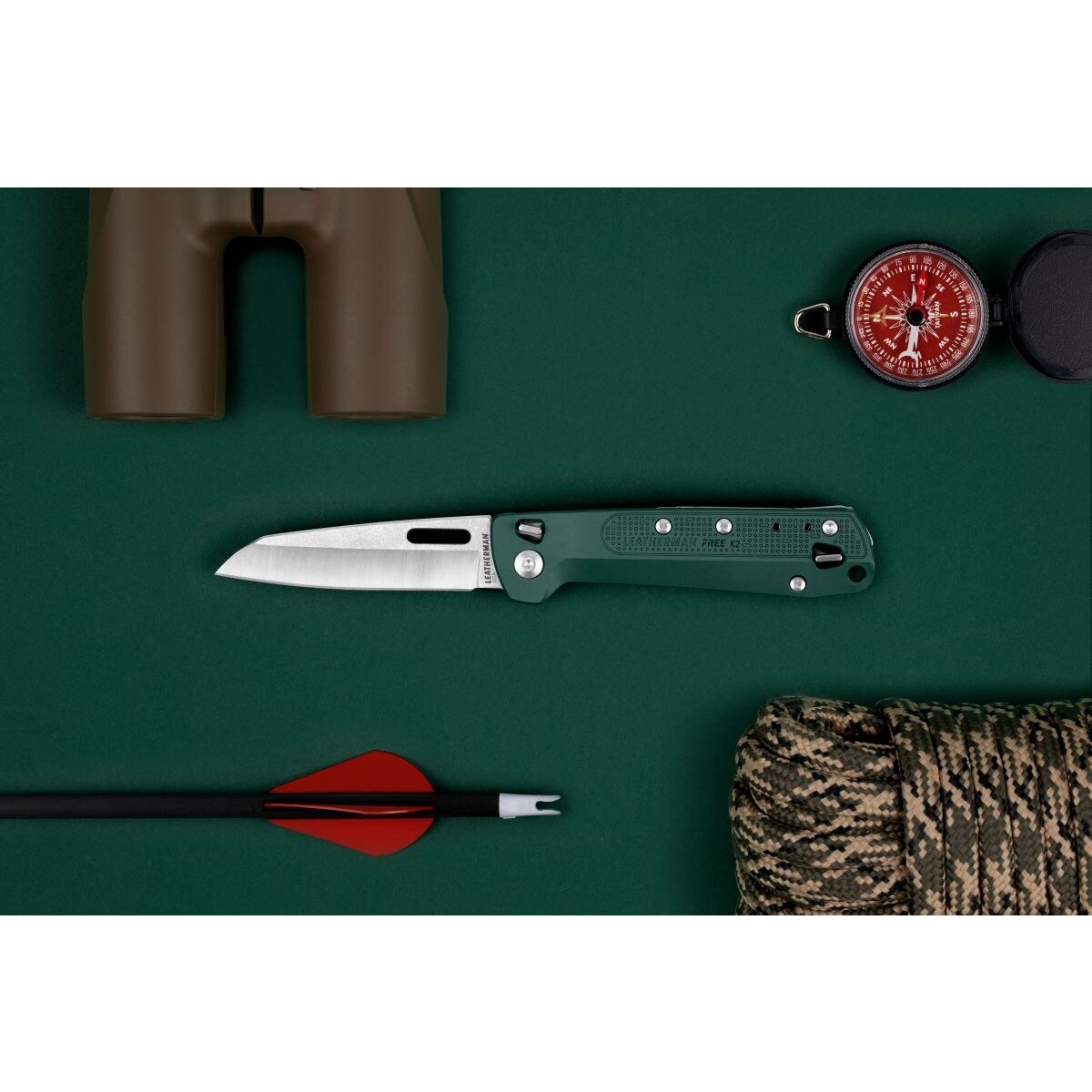 Nóż składany Leatherman Free K2 Evergreen