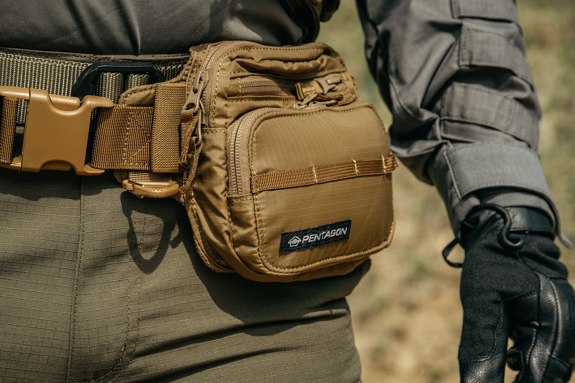 Тактичний ремінь Pentagon Alissos - Coyote