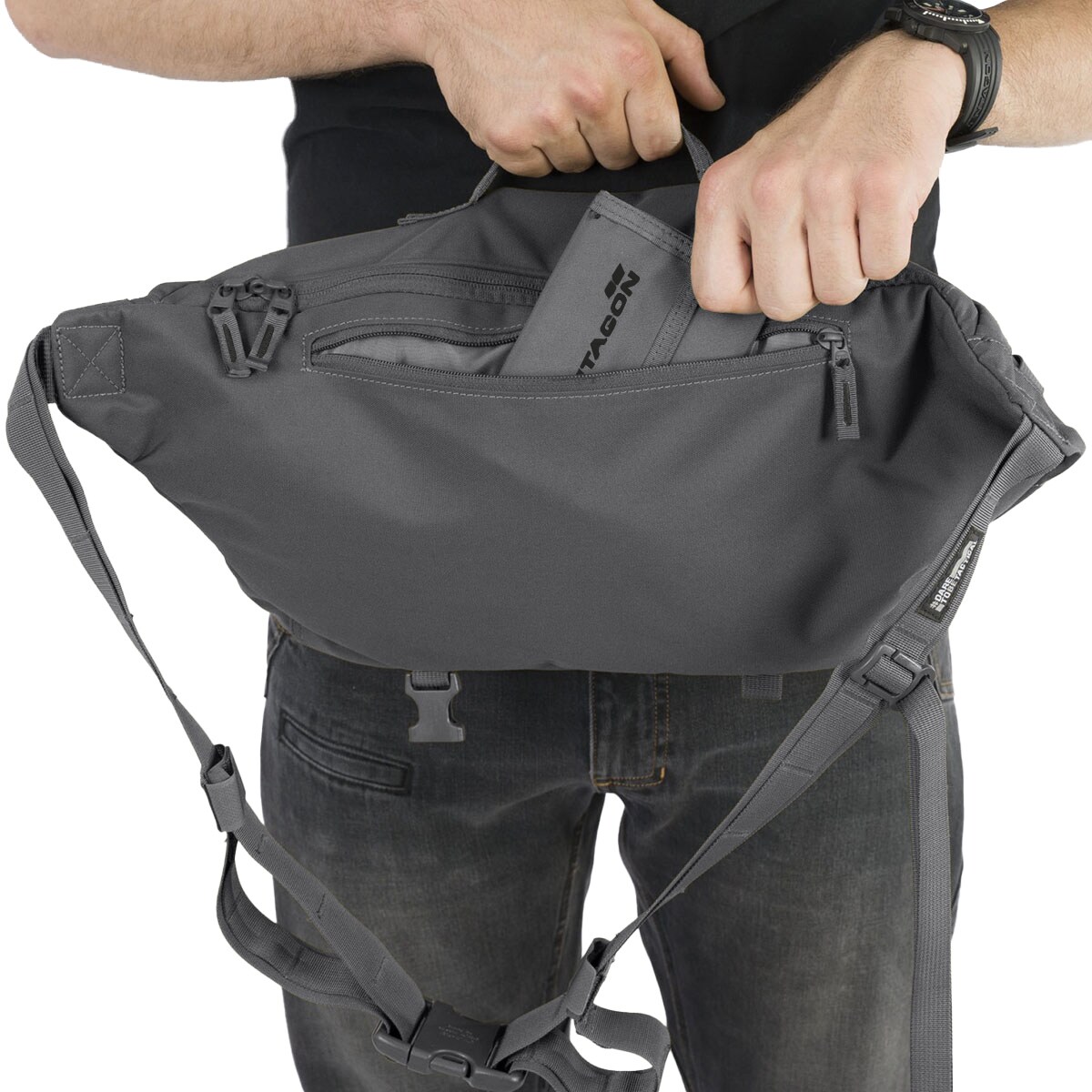 Torba na ramię Pentagon Telamon Bag 8,5 l - Wolf Grey